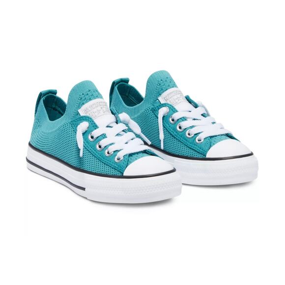 Converse Chuck Taylor All Star Knit Sneakers Harbor Teal 5.5 mens 7.5 womens - Picture 1 of 8